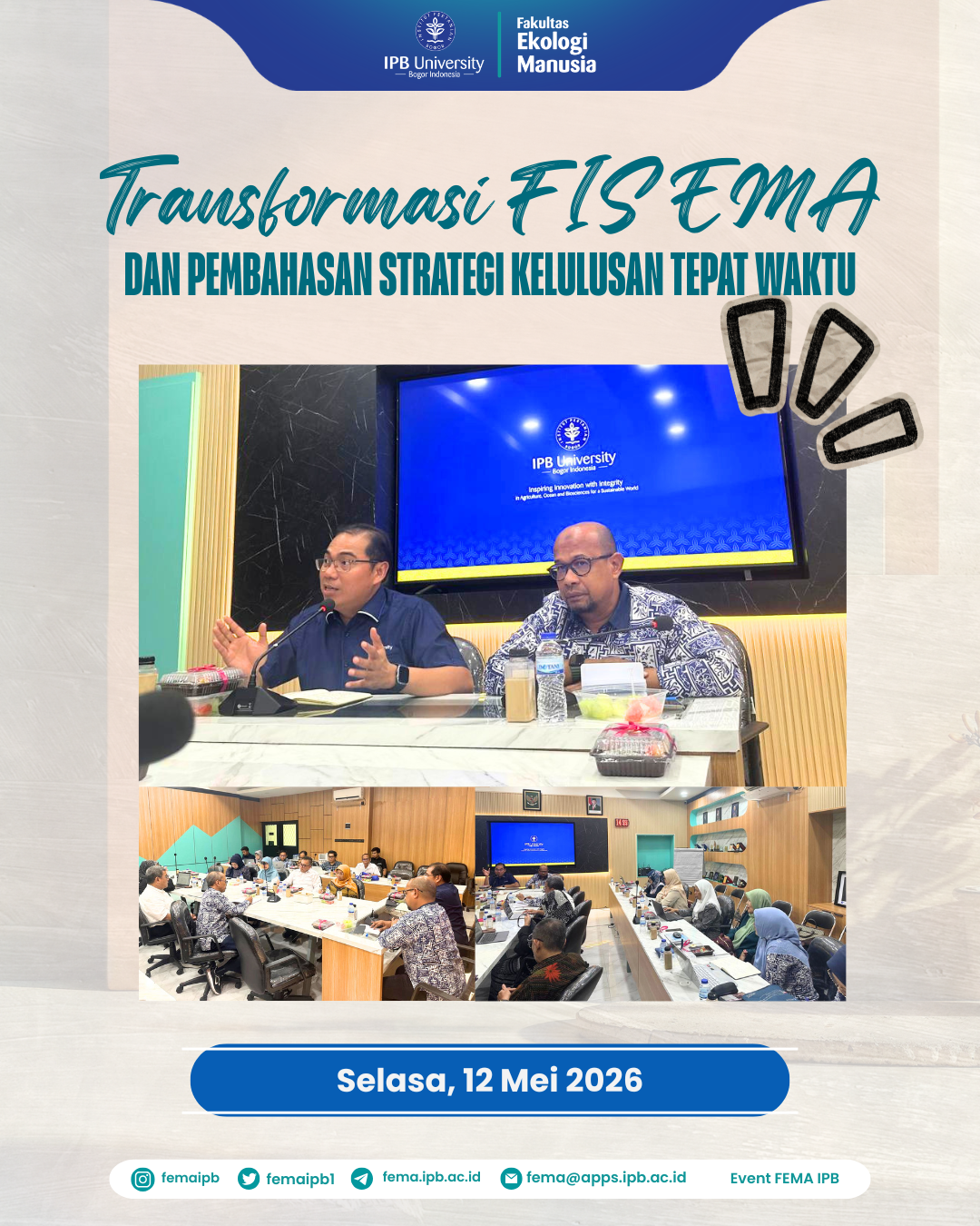 Ilustrasi Transformasi FISEMA & Pembahasan Strategi Kelulusan Tepat Waktu